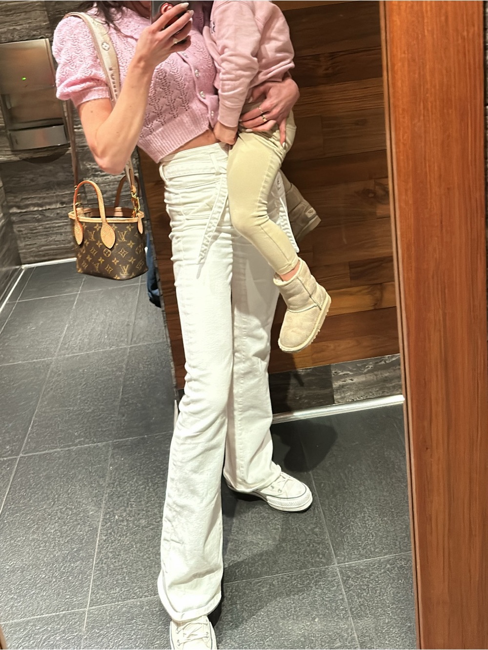Veronica beard high raise flare jeans
